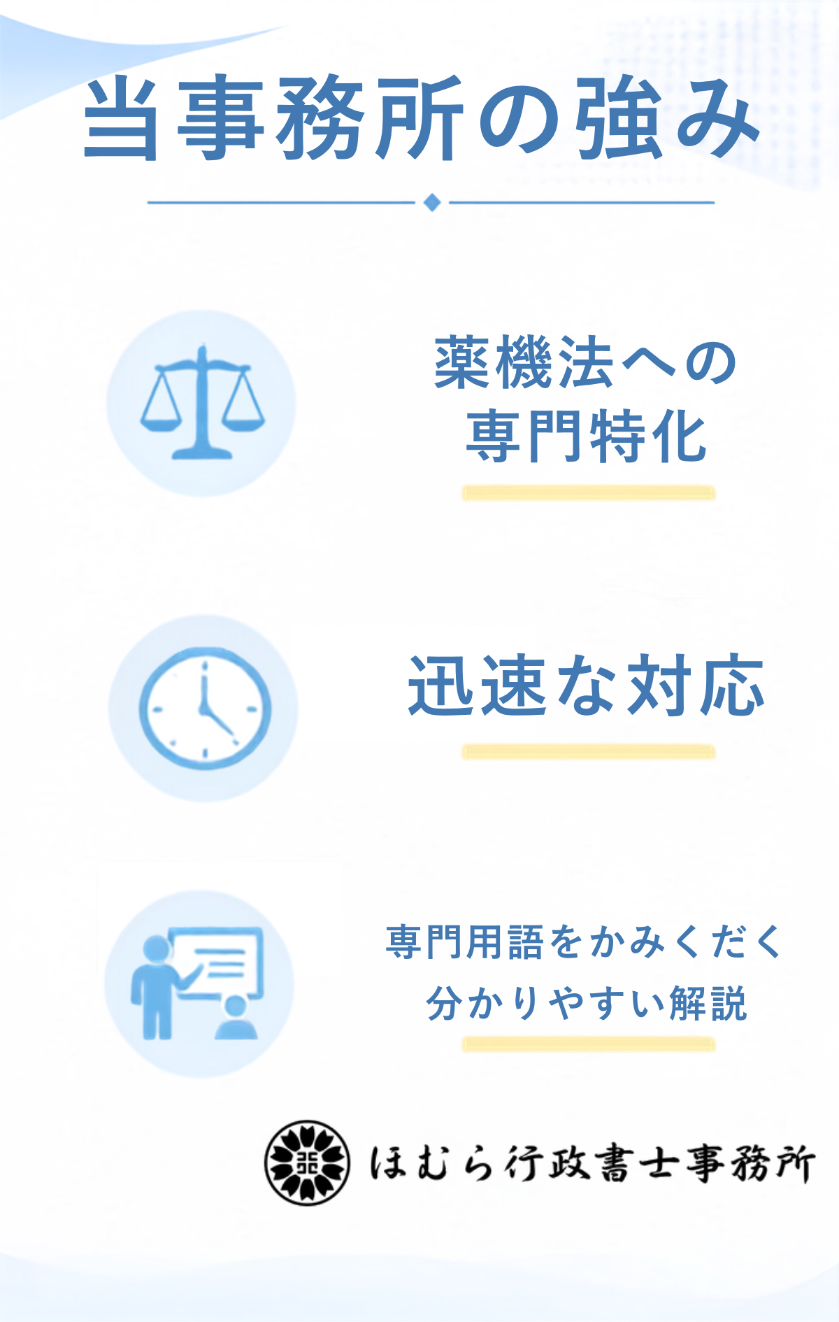 SP用_ほむら行政書士事務所の強み
